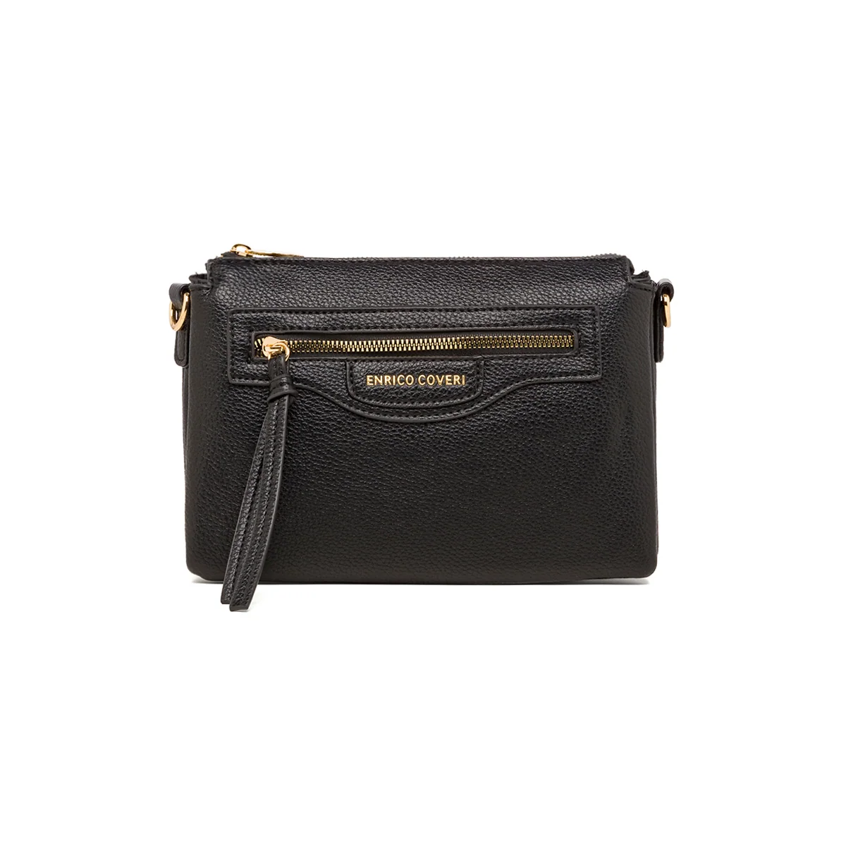 Borsa a tracolla nera da donna Enrico Coveri
