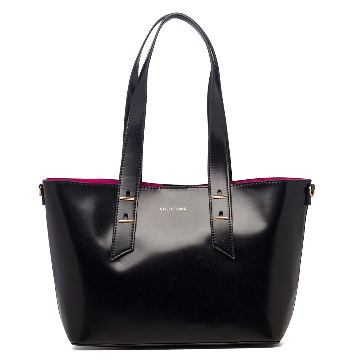 Borsa a tracolla nera da donna in pelle vegana Call It Spring Rubi