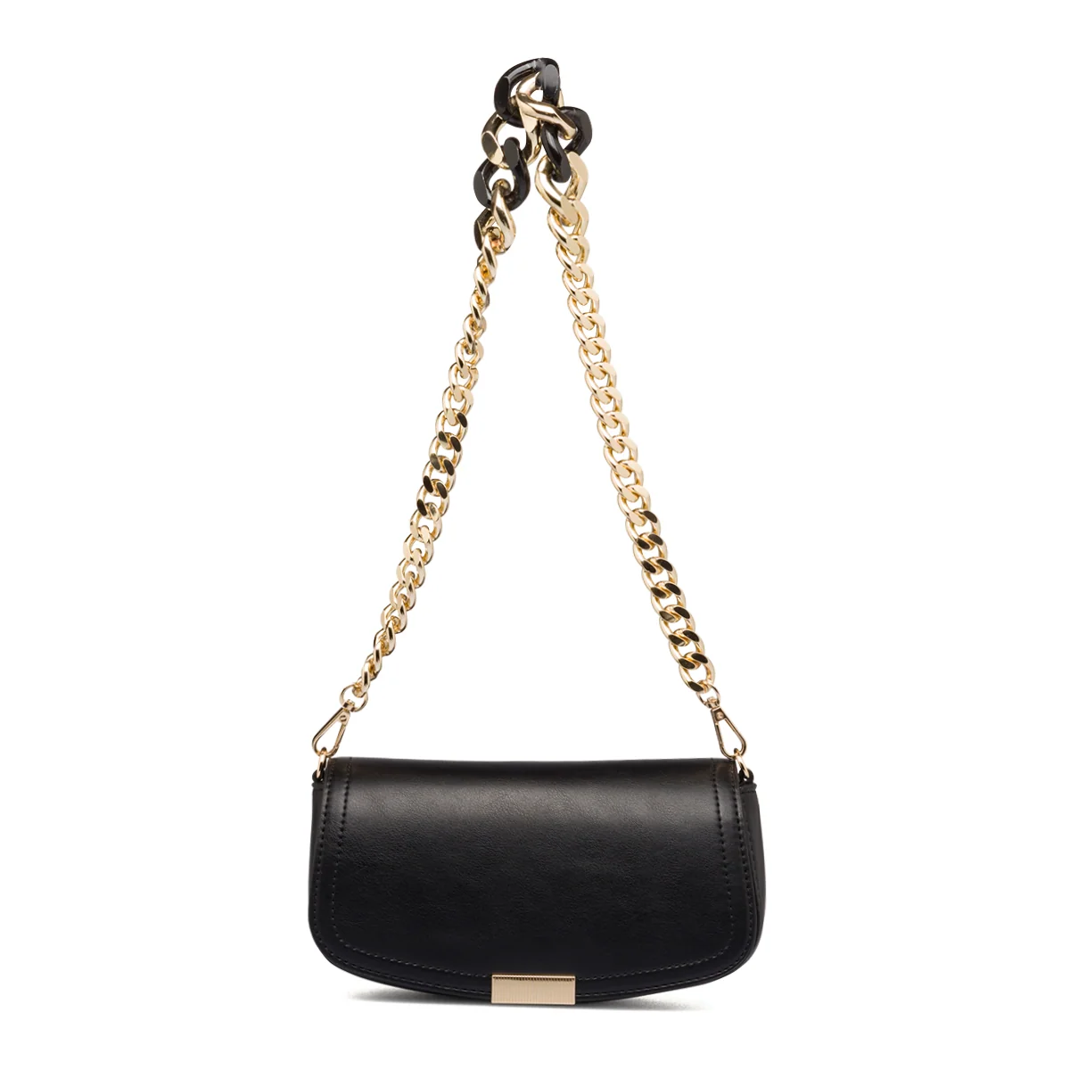 Borsa a tracolla nera da donna in "pelle vegana" Call It Spring No Shade