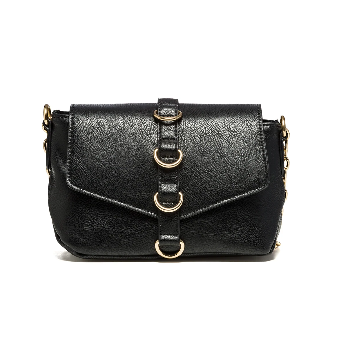 Borsa a tracolla nera in similpelle Carrera Jeans Nina