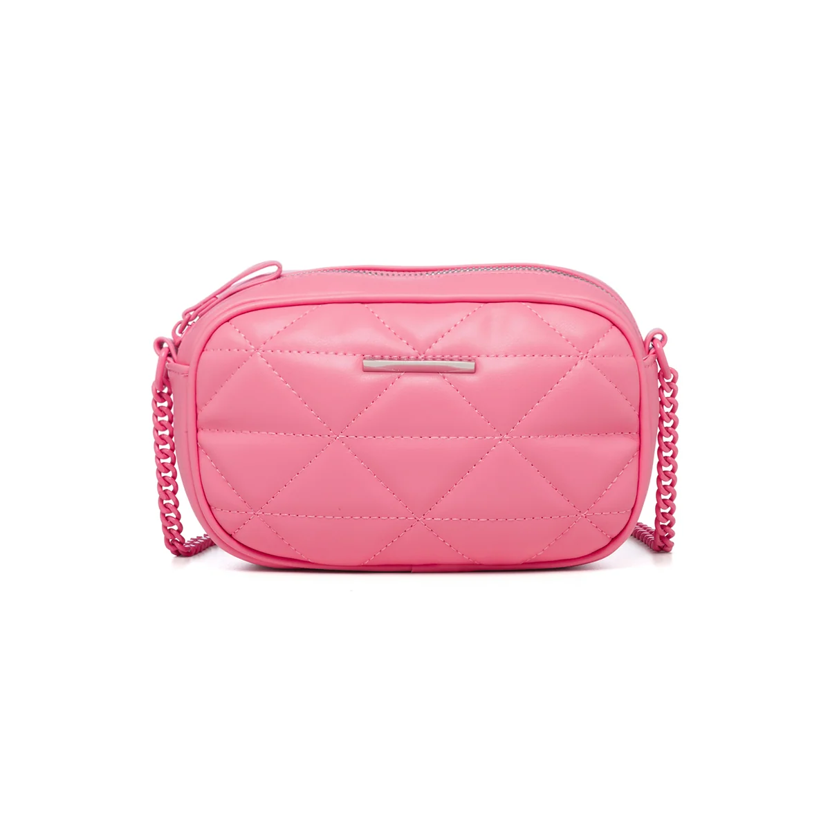 Borsa a tracolla rosa in pelle vegana trapuntata Call It Spring Jools