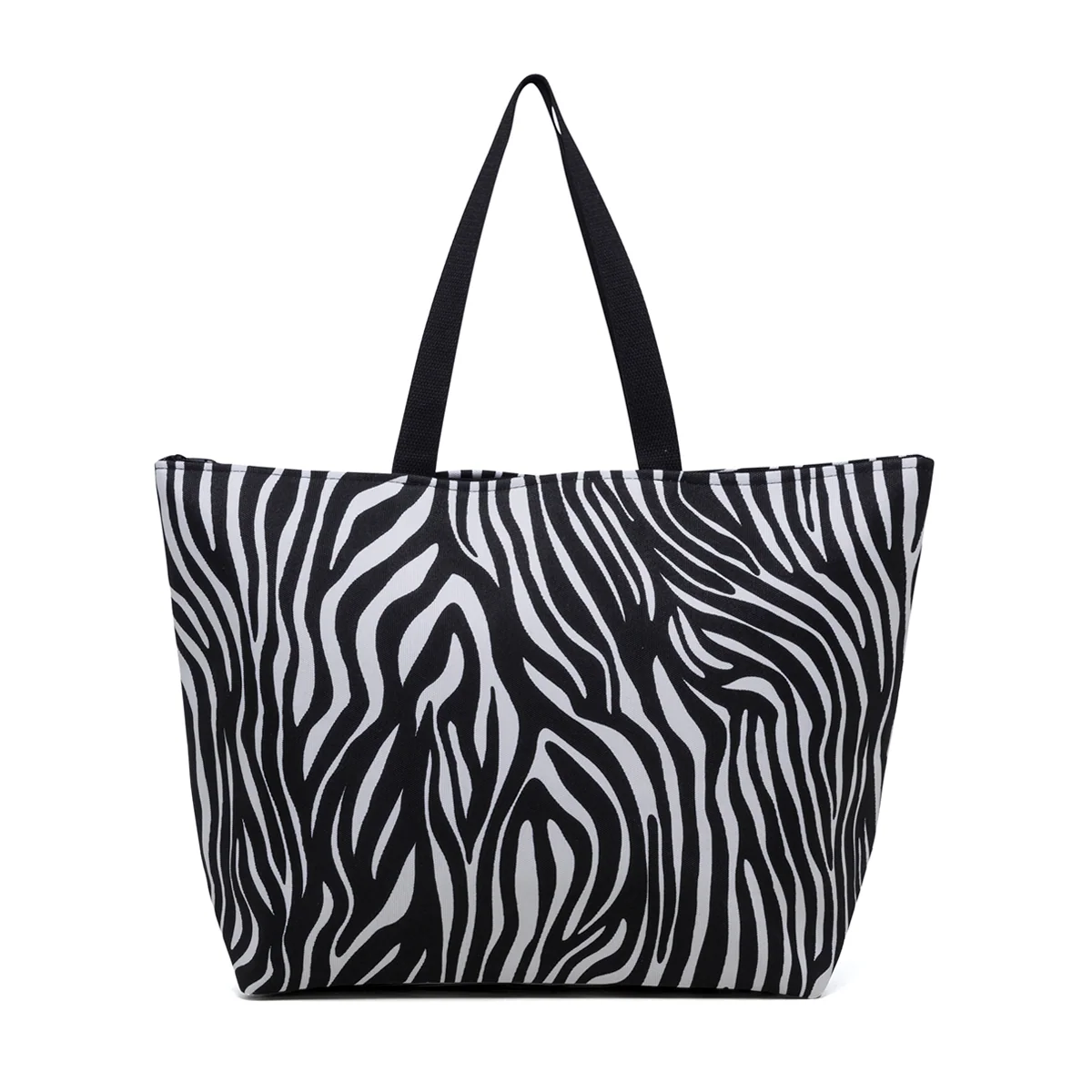 Borsa da mare con stampa zebrata Lora Ferres