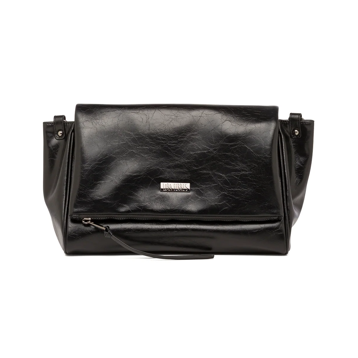 Borsa nera da Donna effetto lucido Lora Ferres