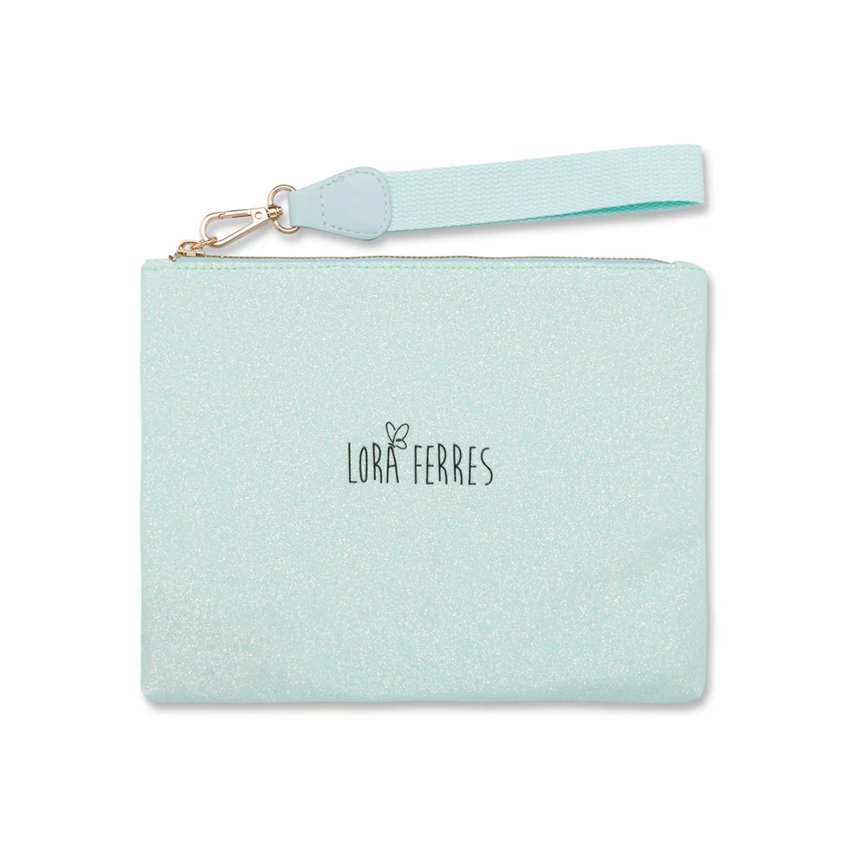 Borsa Pochette mare Azzurra da Donna con logo frontale Lora Ferres On The Beach