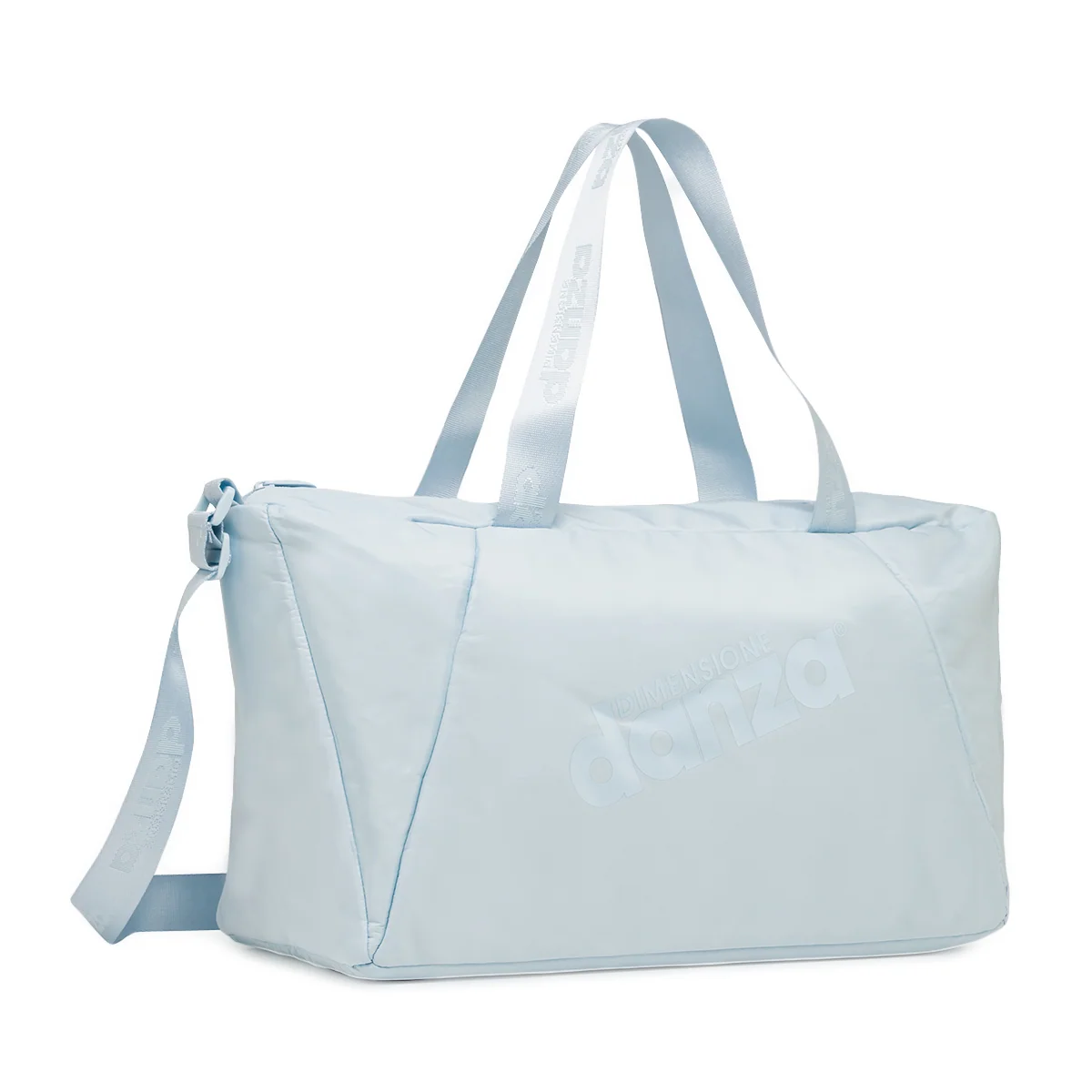 Borsa sportiva azzurra da Donna con tracolla regolabile Dimensione Danza