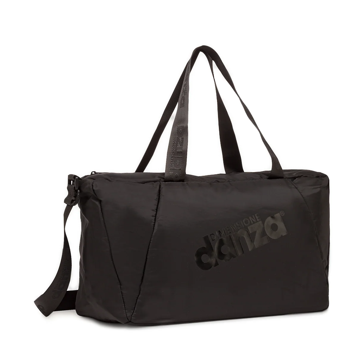 Borsa sportiva da Donna nera con logo lucido Dimensione Danza