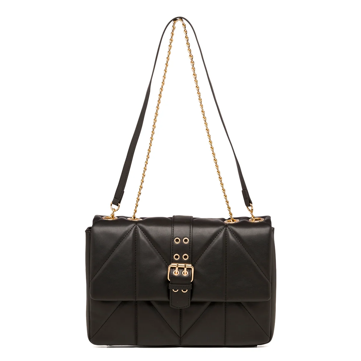 Borsa trapuntata nera da donna con tracolla a catena Call It Spring Crush On You