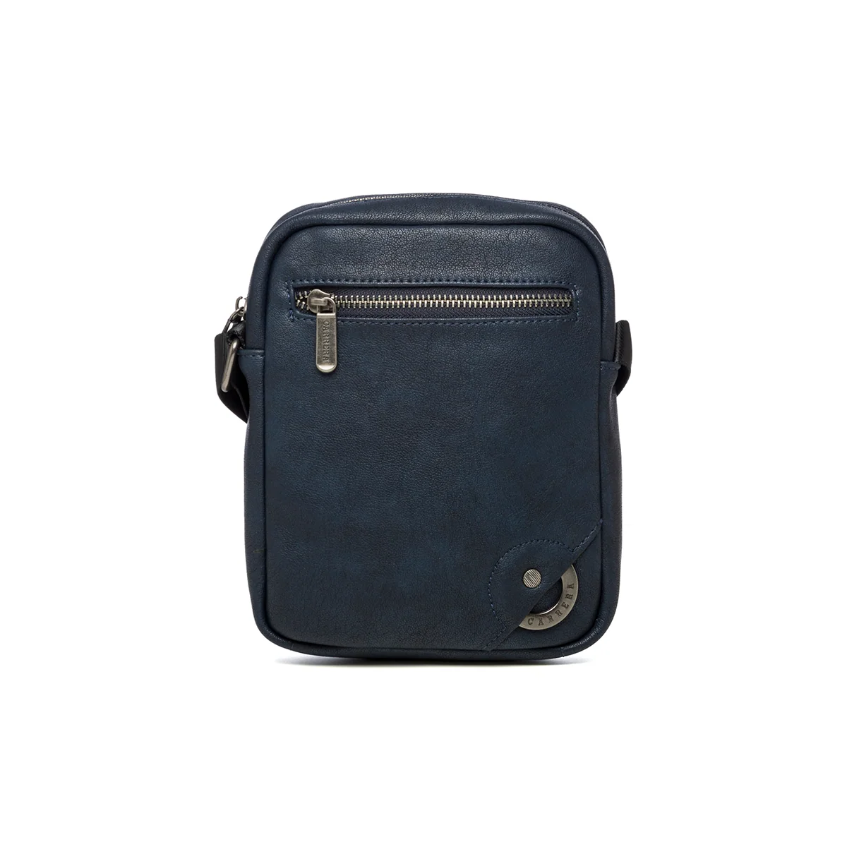 Borsello blu con logo in metallo Carrera Jeans Brixton
