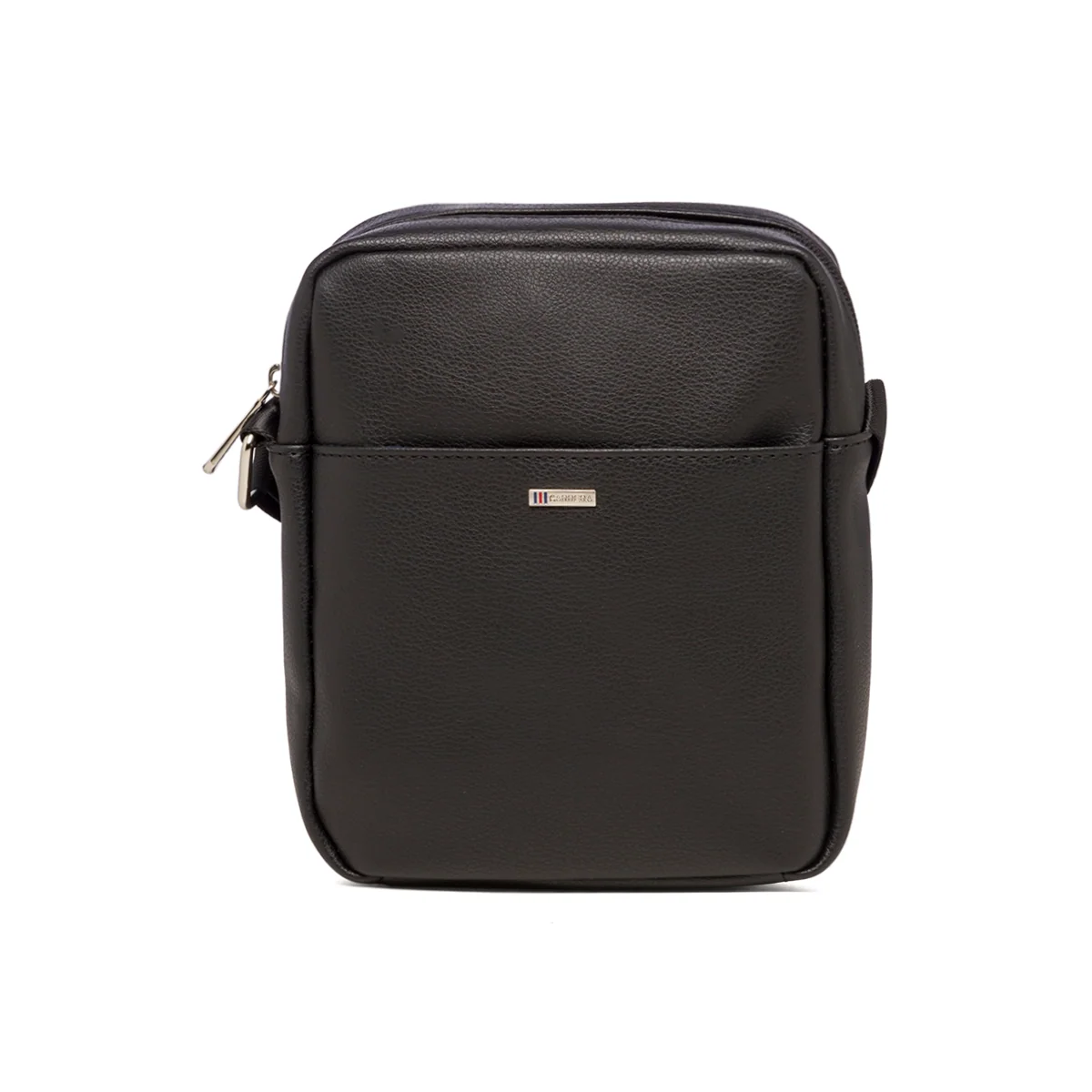 Borsello nero con logo in metallo Carrera Jeans Urban