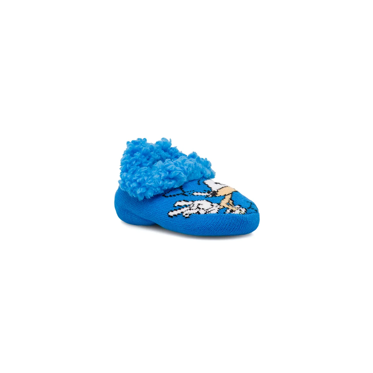 Calzini antiscivolo blu Bambino in caldo tessuto teddy sintetico Sonic