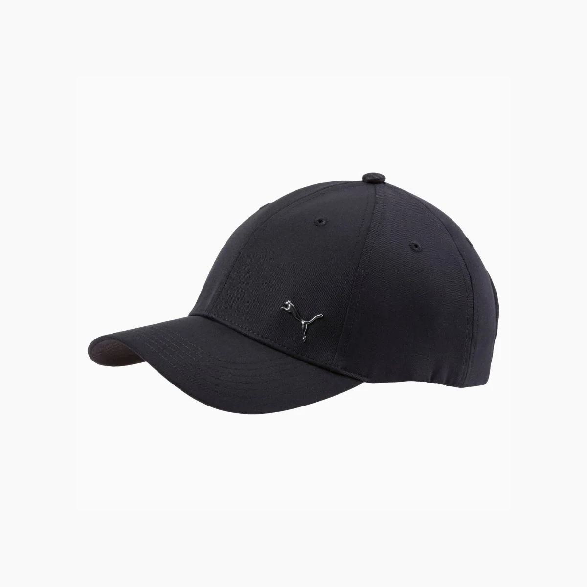 Cappellino nero con logo metallico Puma Metal Cat