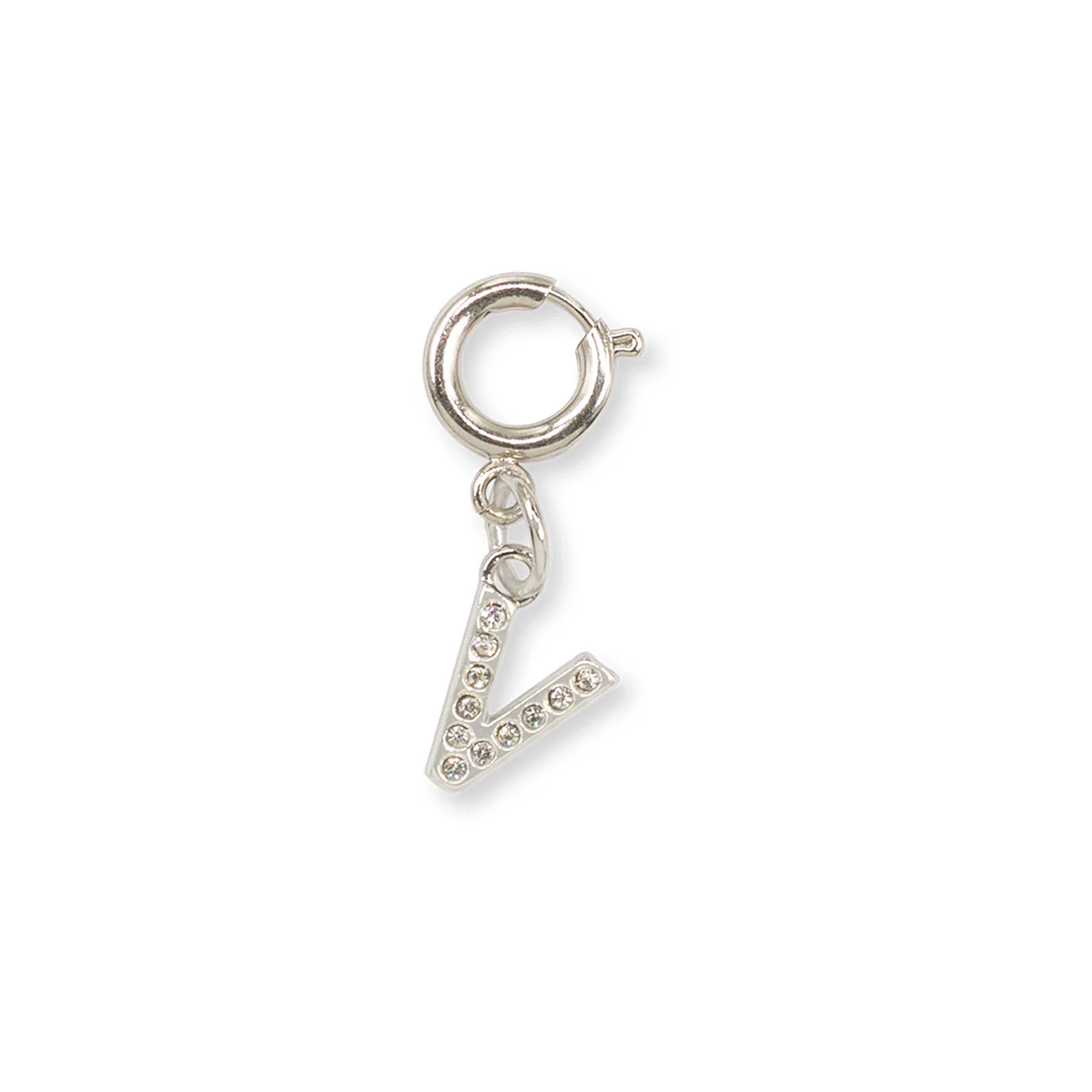 Charm Lettera V argento personalizzazione scarpe accessori Lora Ferres