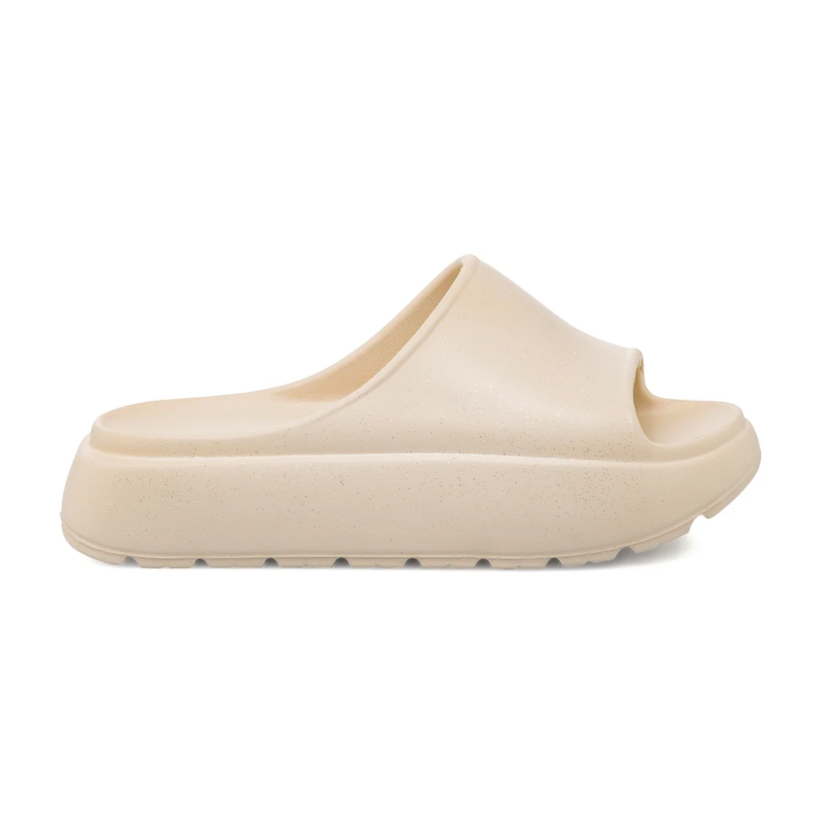 Ciabatte beige da Donna con suola platform Lora Ferres On The Beach