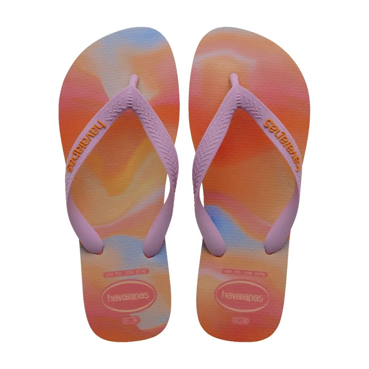 Ciabatte infradito arancioni e lilla da Donna TOP FASHION  Havaianas
