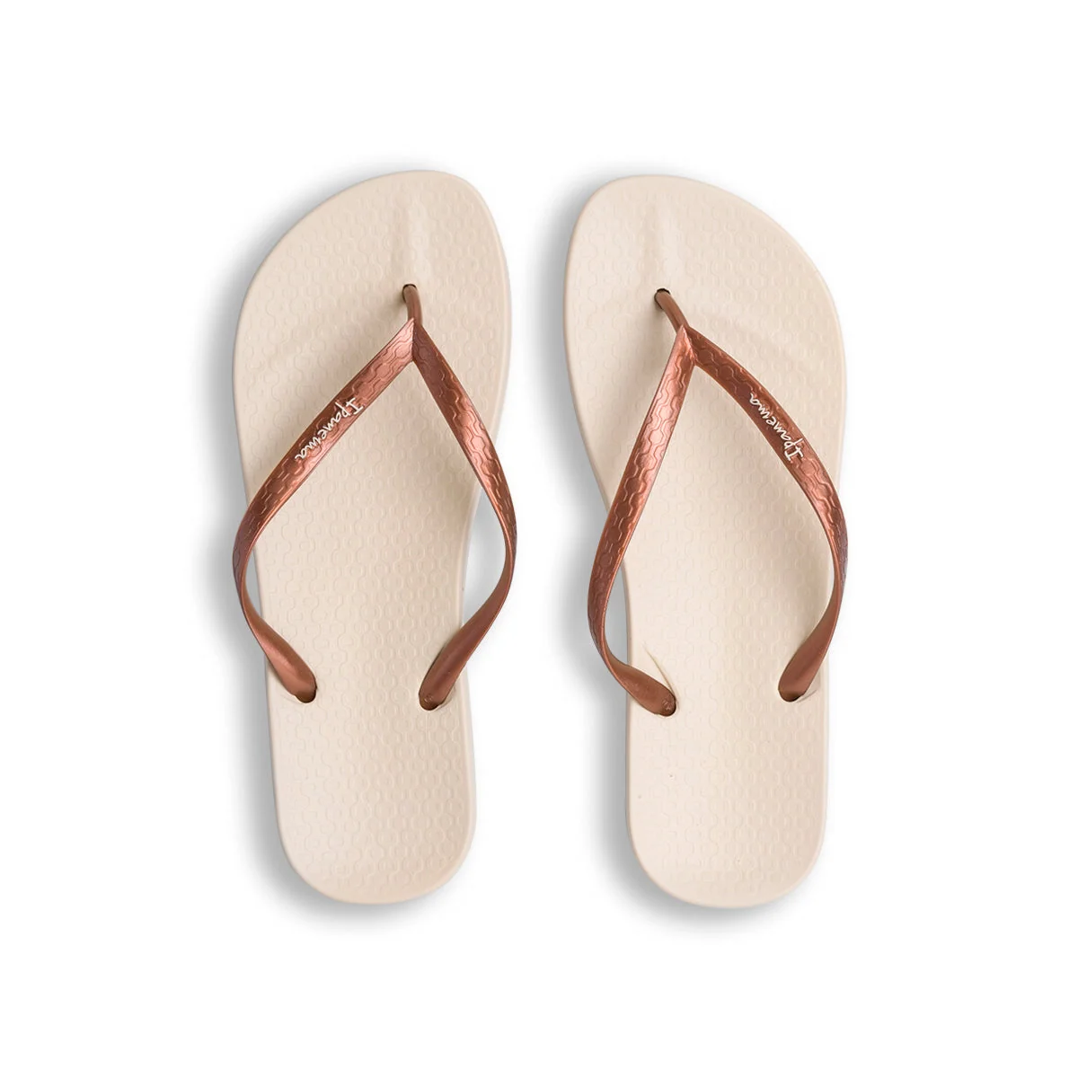 Ciabatte infradito beige da donna Ipanema Anatomic Tan