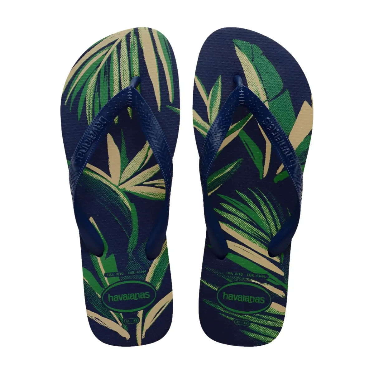 Ciabatte Infradito blu da Uomo con stampa tropicale Havaianas