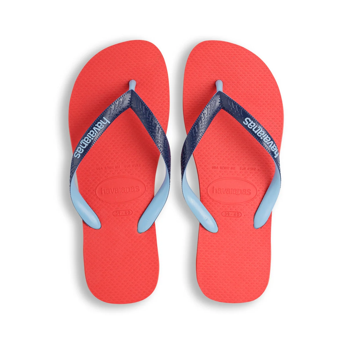 Ciabatte infradito da donna arancioni e blu Havaianas Top Mix