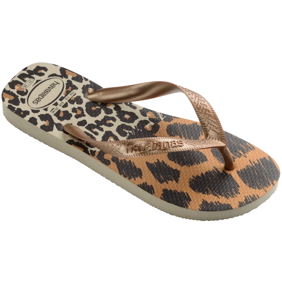 Ciabatte infradito da donna con stampa animalier Havaianas Top Animals