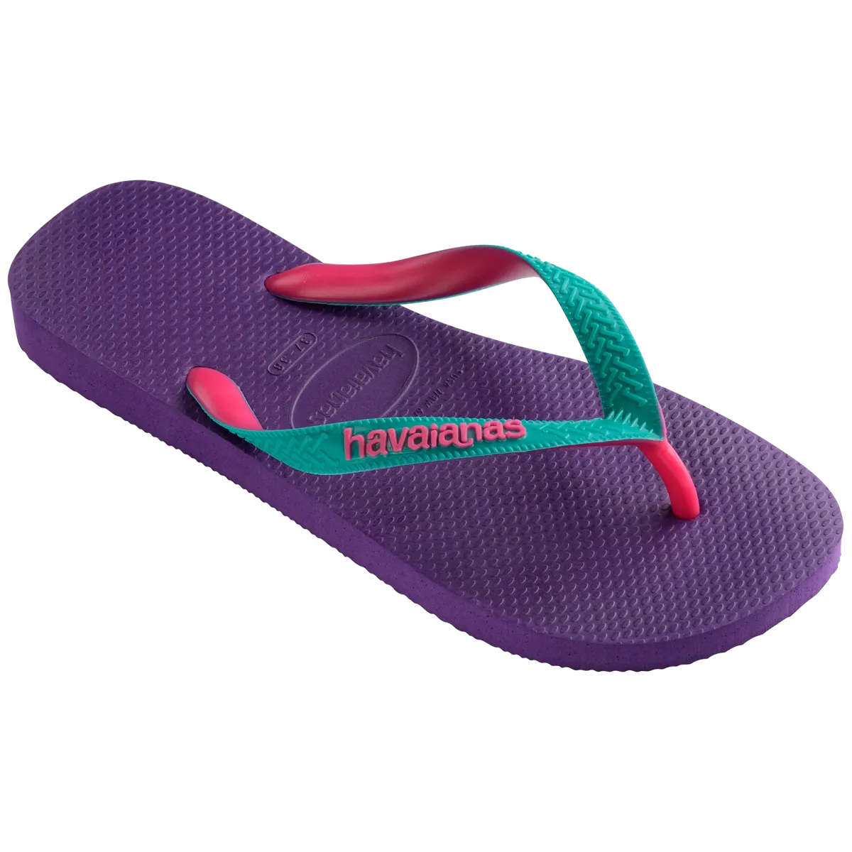 Ciabatte infradito da donna viola e azzurre Havaianas Top Mix