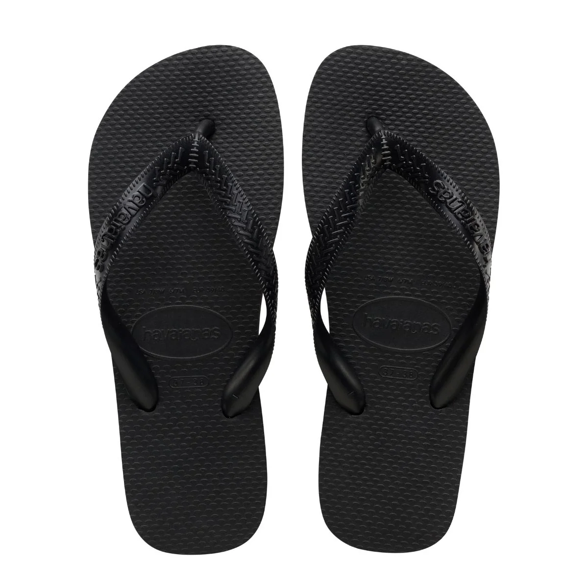 Ciabatte infradito nere da uomo Havaianas Top