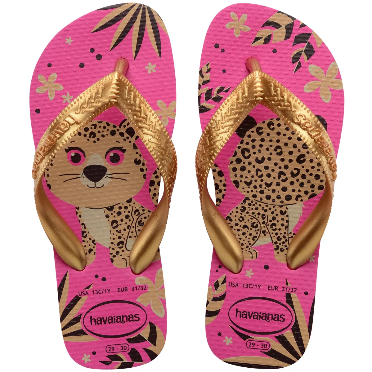 Ciabatte infradito rosa da bambina Havaianas Kids Top Pets