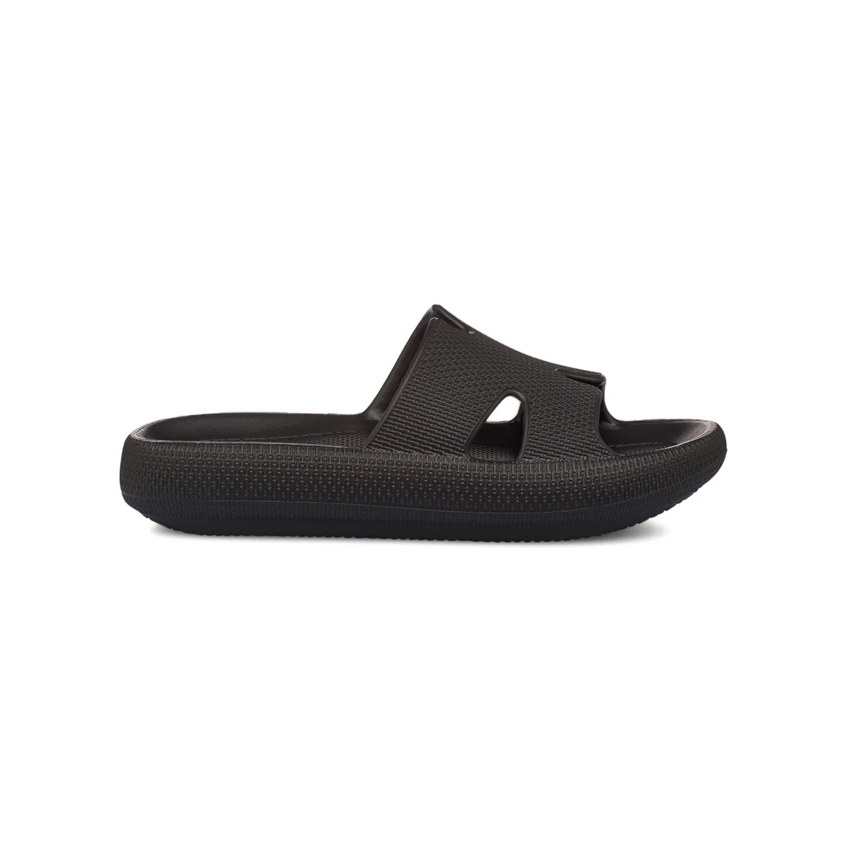 Ciabatte nere da Donna con suola platform Lora Ferres On The Beach