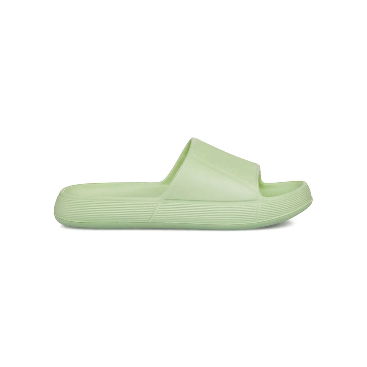 Ciabatte platform verde chiaro da Donna in gomma Jog