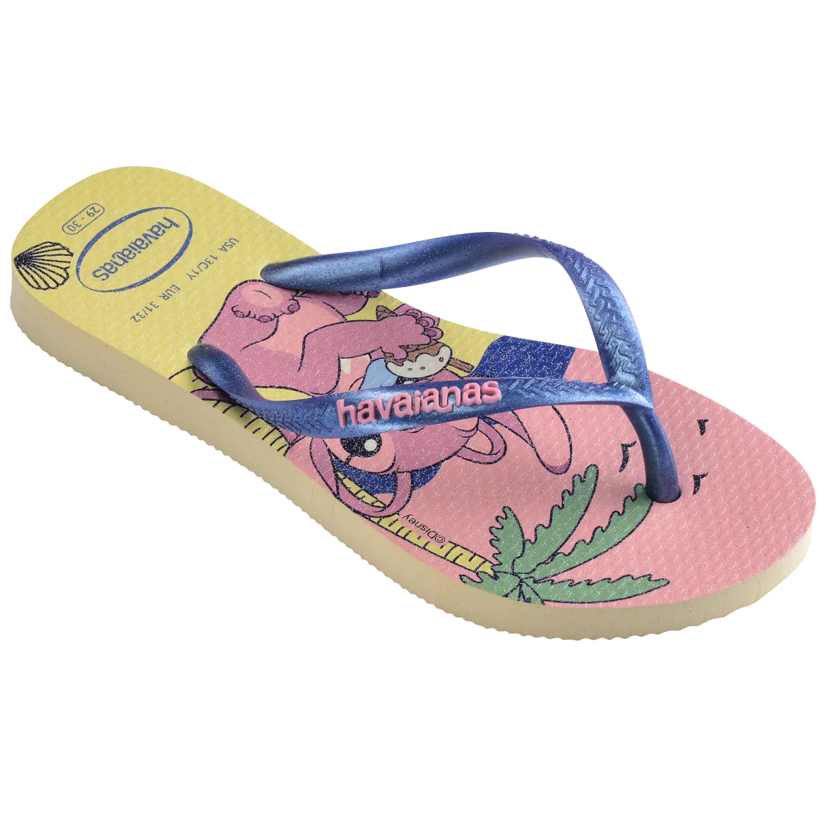 Ciabatte Rosa da Bambina con stampa Lilo & Stich Havaianas