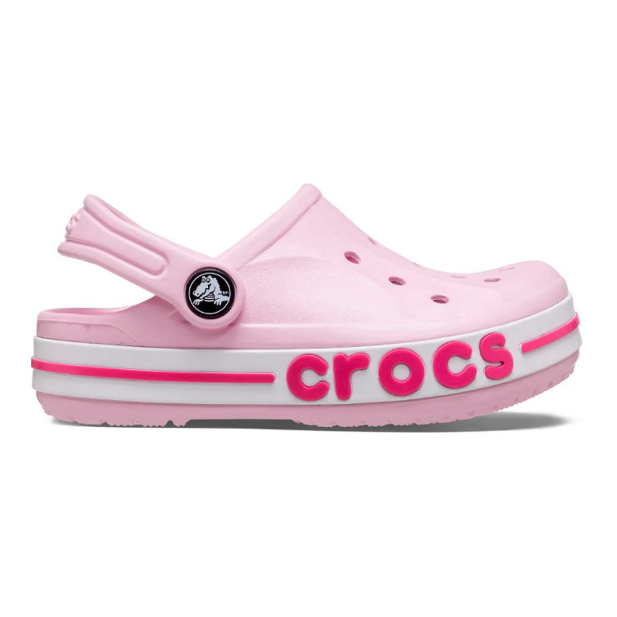 Ciabatte rosa da Bambina pratiche e colorate per il gioco Crocs