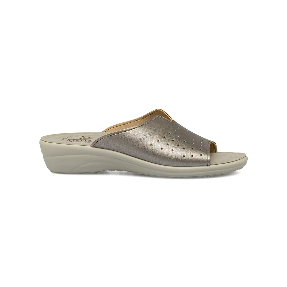 Ciabatte sanitarie argento da Donna con soletta anatomica Fly Flot