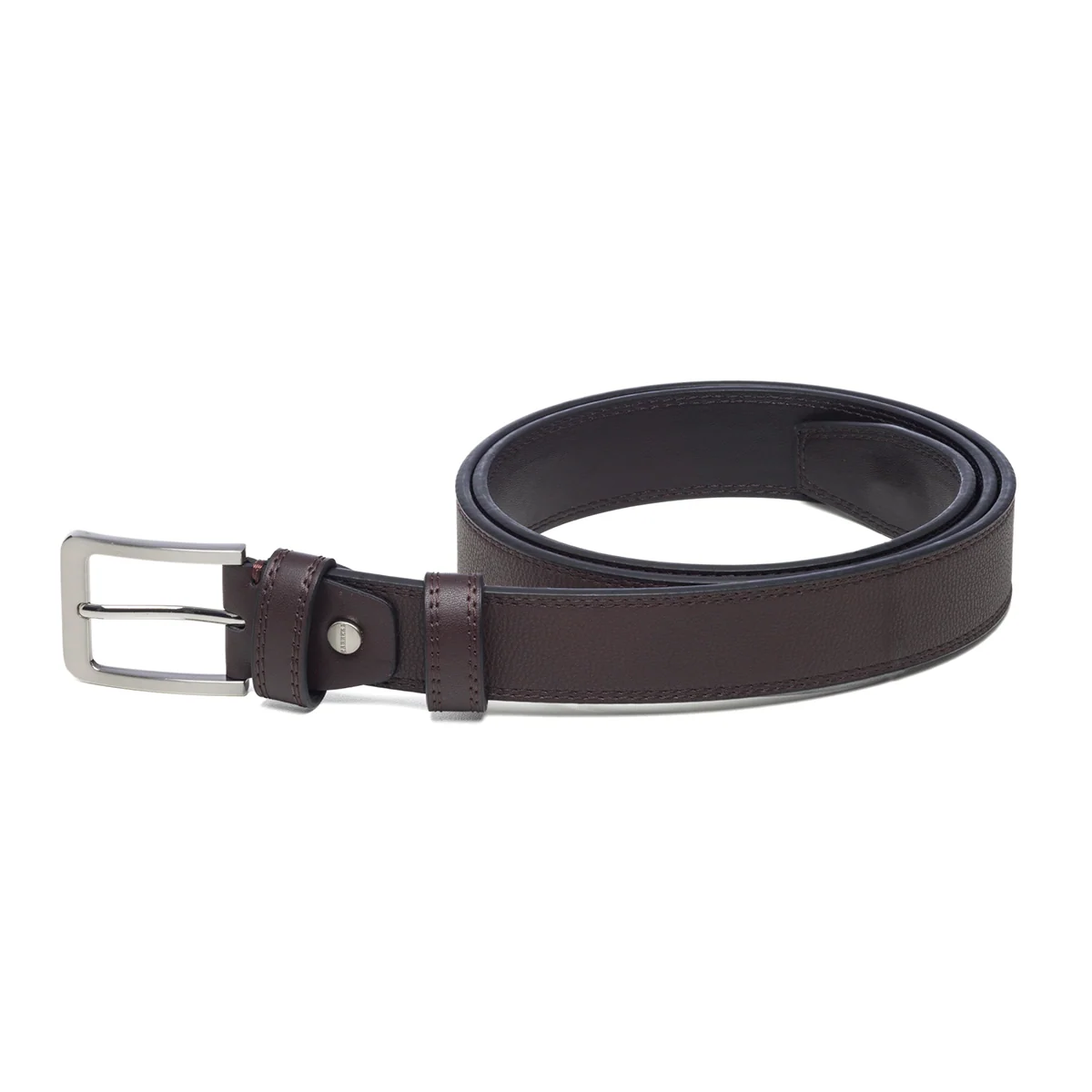 Cintura marrone con logo in metallo Carrera Jeans