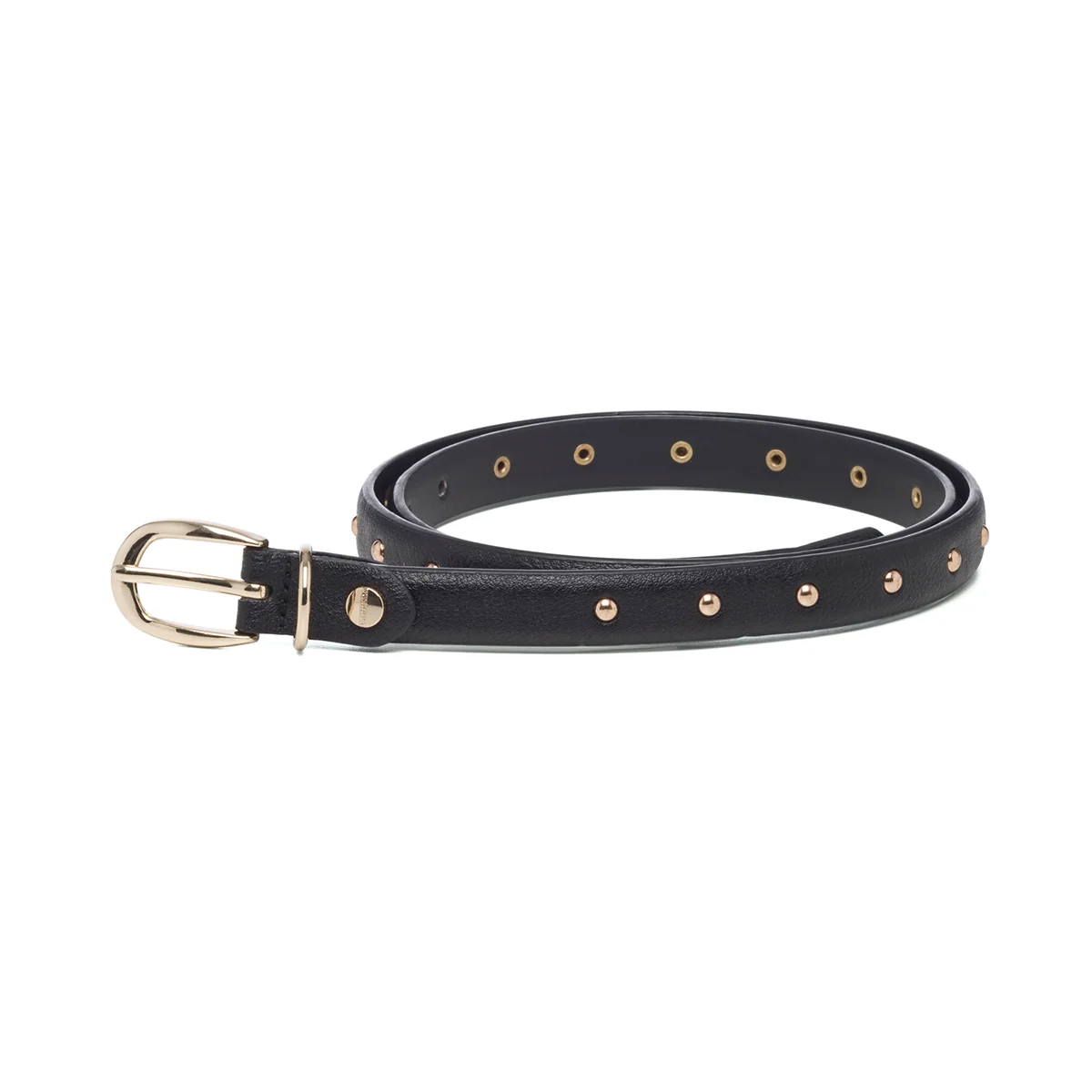 Cintura nera con piccole borchie Carrera Jeans Gioia
