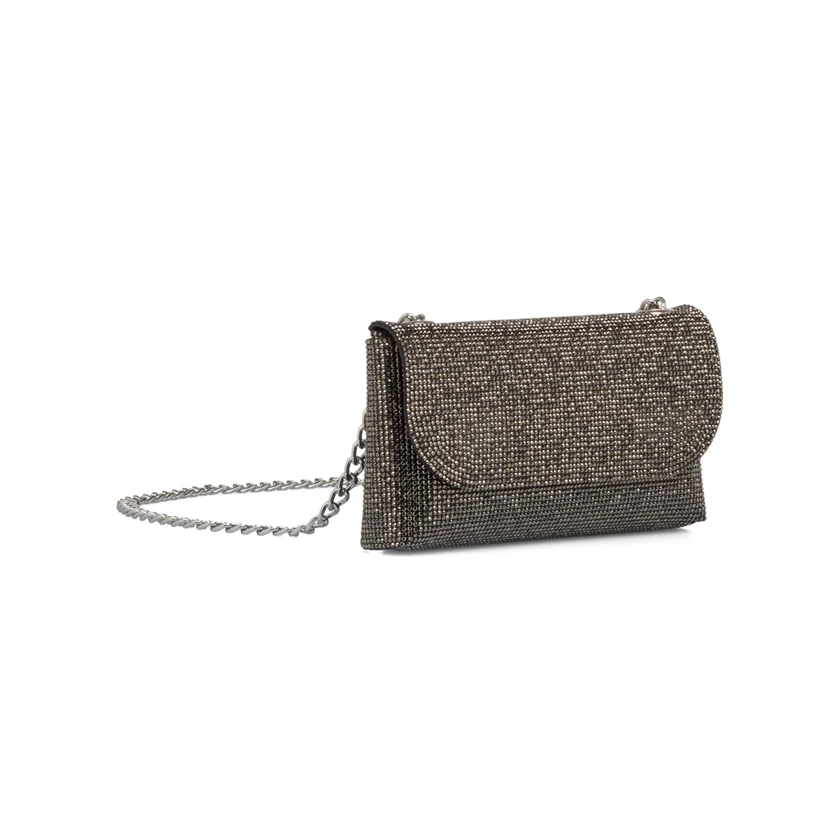 Clutch nera da donna con strass Lora Ferres
