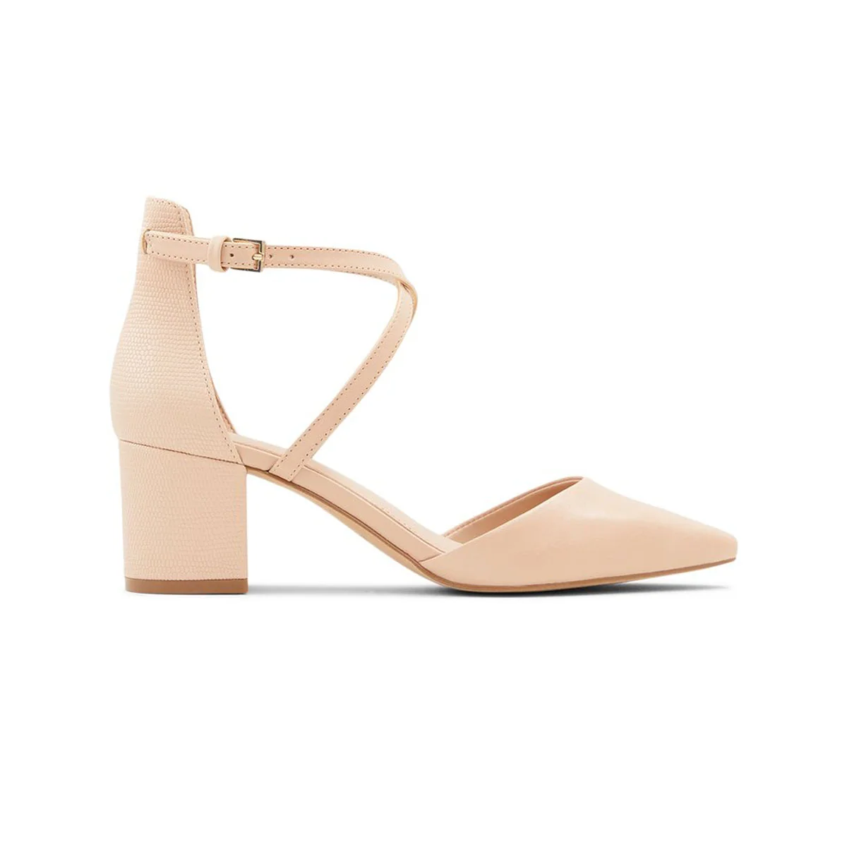 Décolleté beige con cinturini incrociati e tacco 6 cm ALDO Adralen