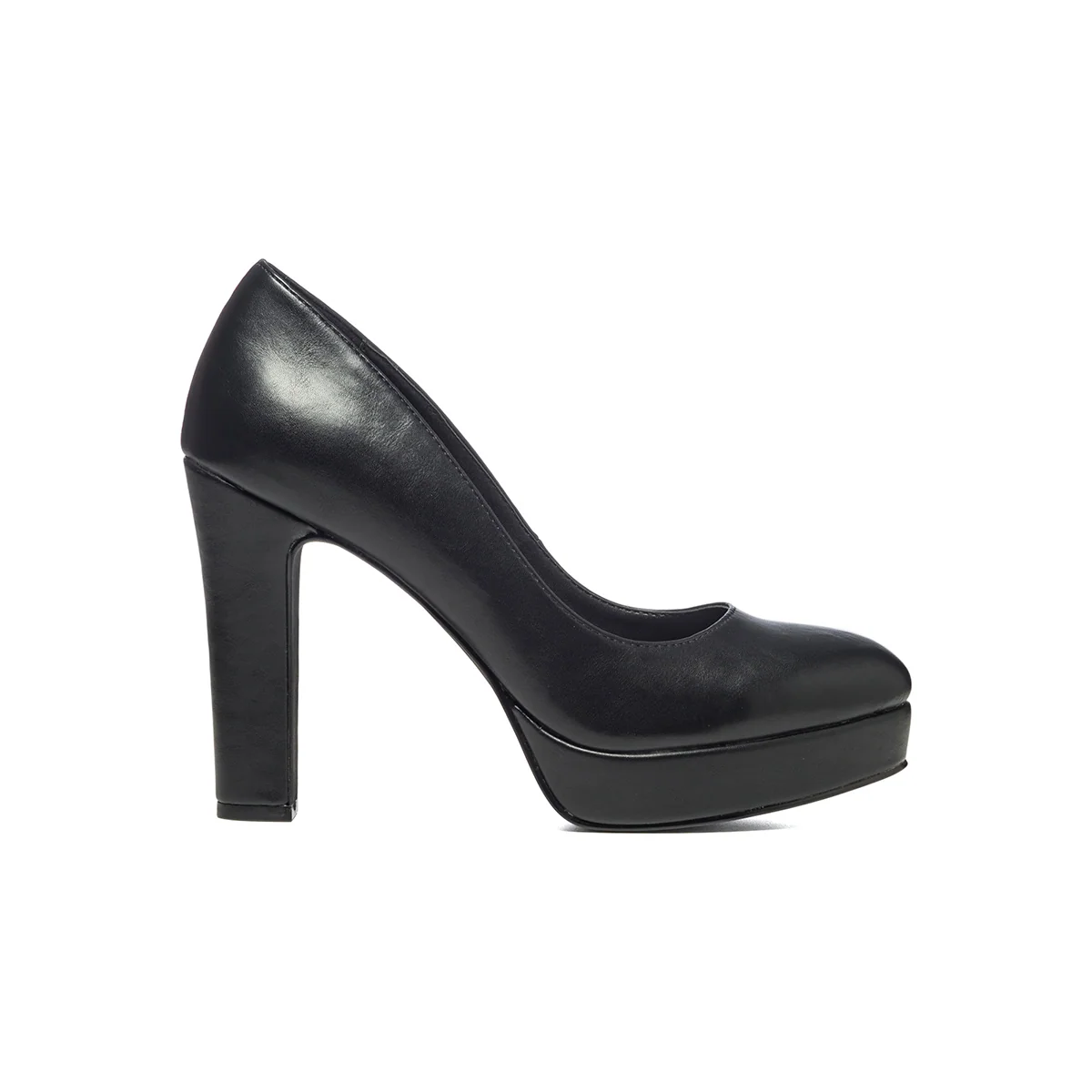 Décolleté nere con tacco 11 cm e plateau 2 cm Lora Ferres