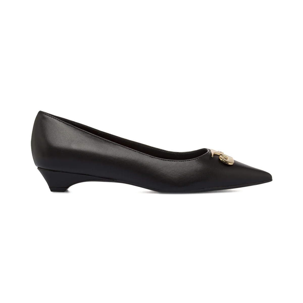 Décolleté Nere da Donna in Pelle con tacco kitten 2,5 cm Pierre Cardin