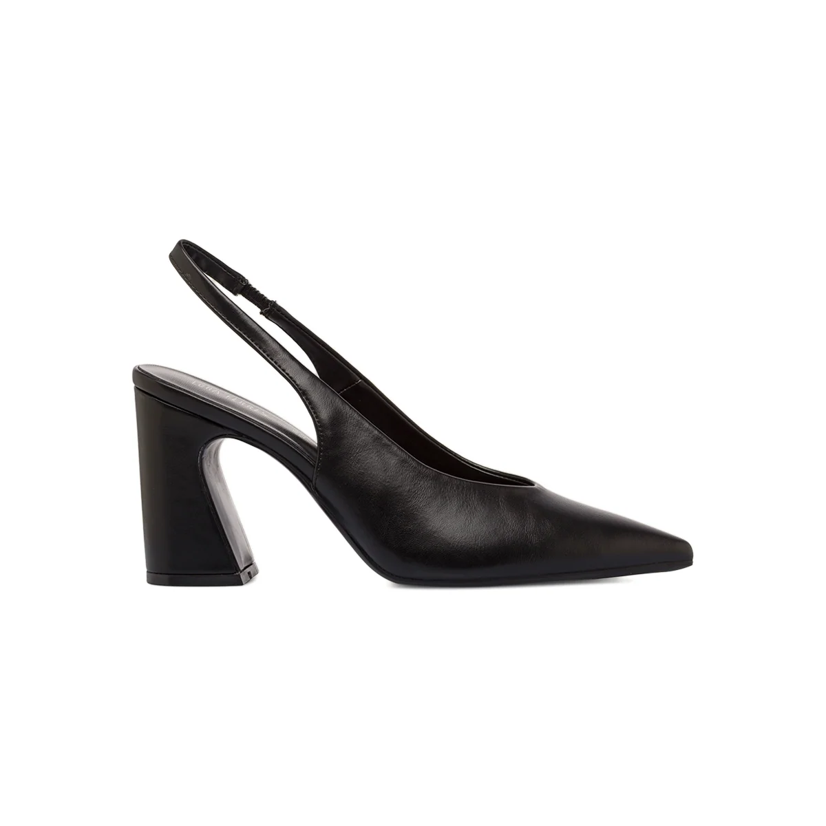 Décolleté slingback nere da Donna a punta con tacco 8 cm Lora Ferres
