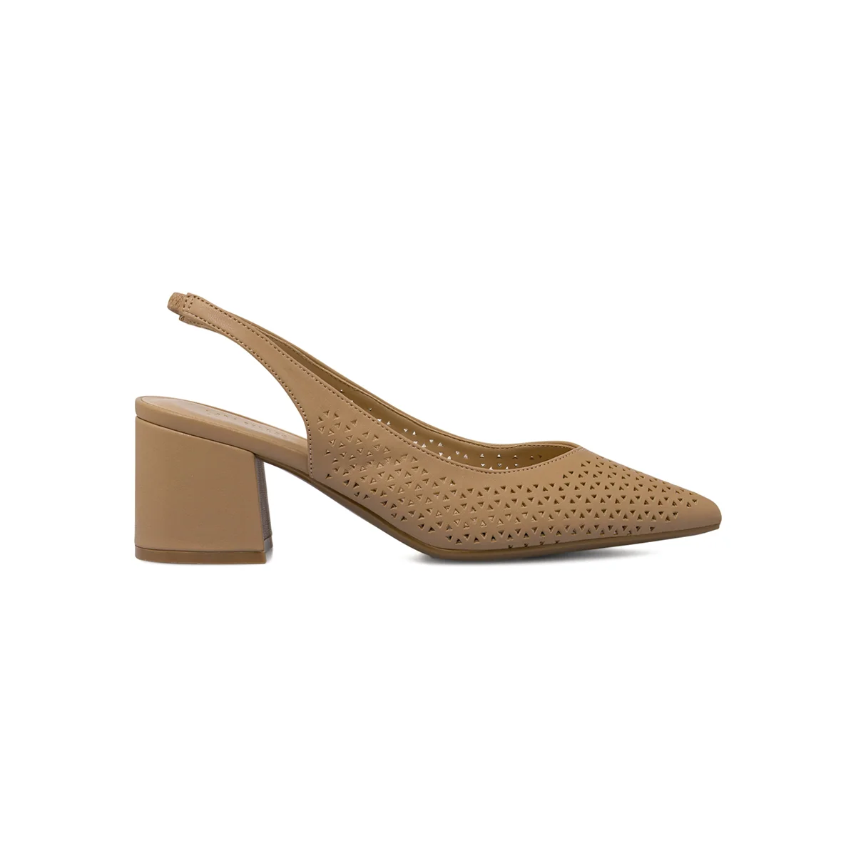 Decolleté slingback da donna beige a punta con tacco 6 cm Lora Ferres
