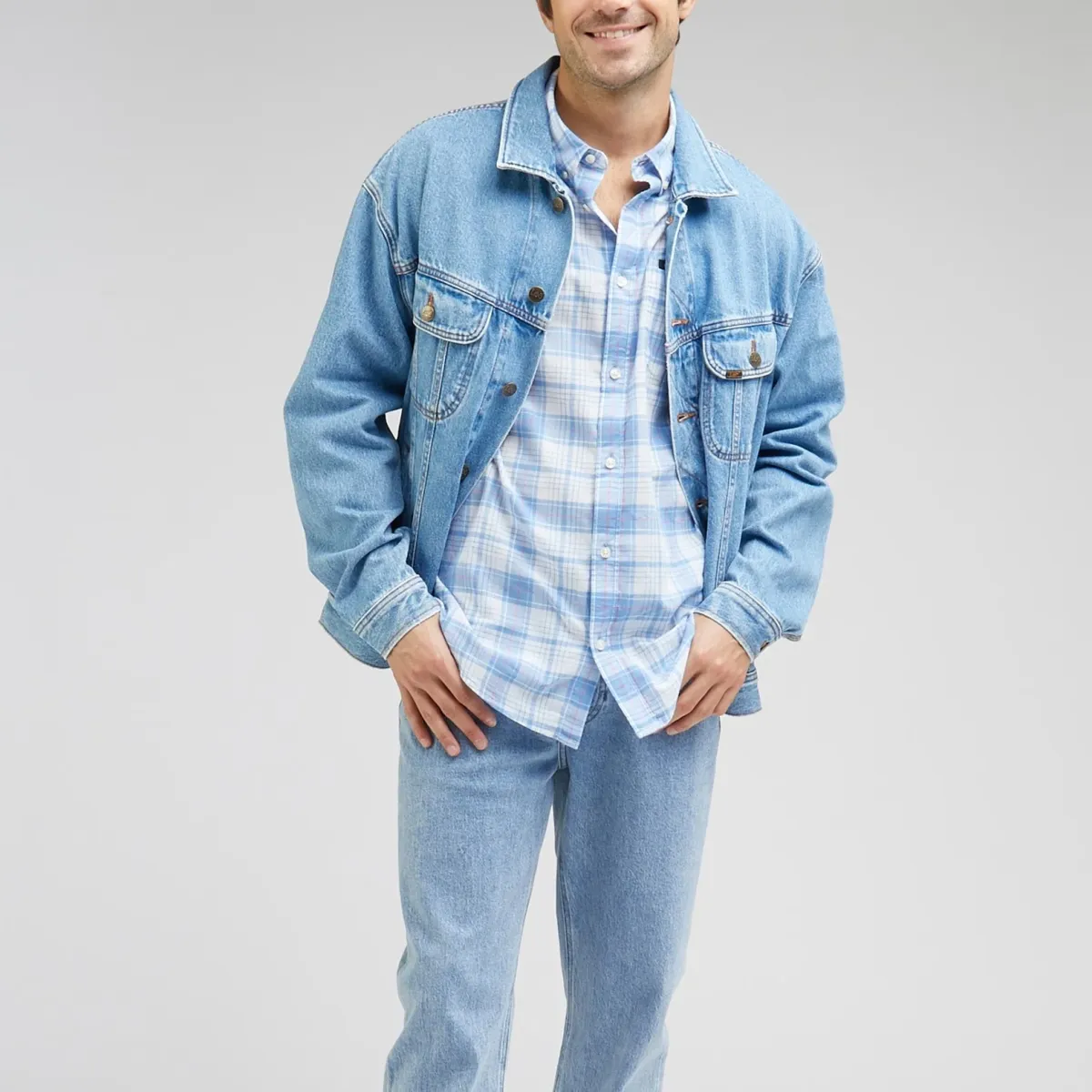 Giacca di jeans da uomo Lee Relaxed Rider Jacket