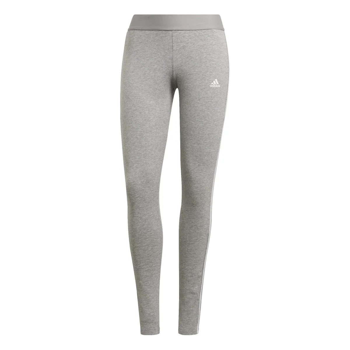 Leggings grigi adidas LOUNGEWEAR Essentials 3-stripes