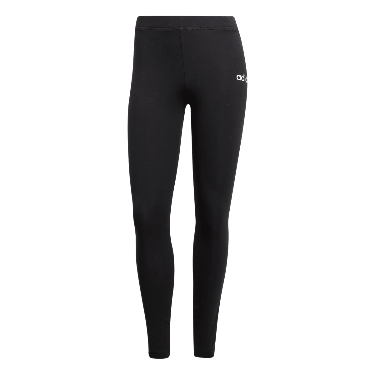Leggings neri da Donna con logo sul lato frontale adidas