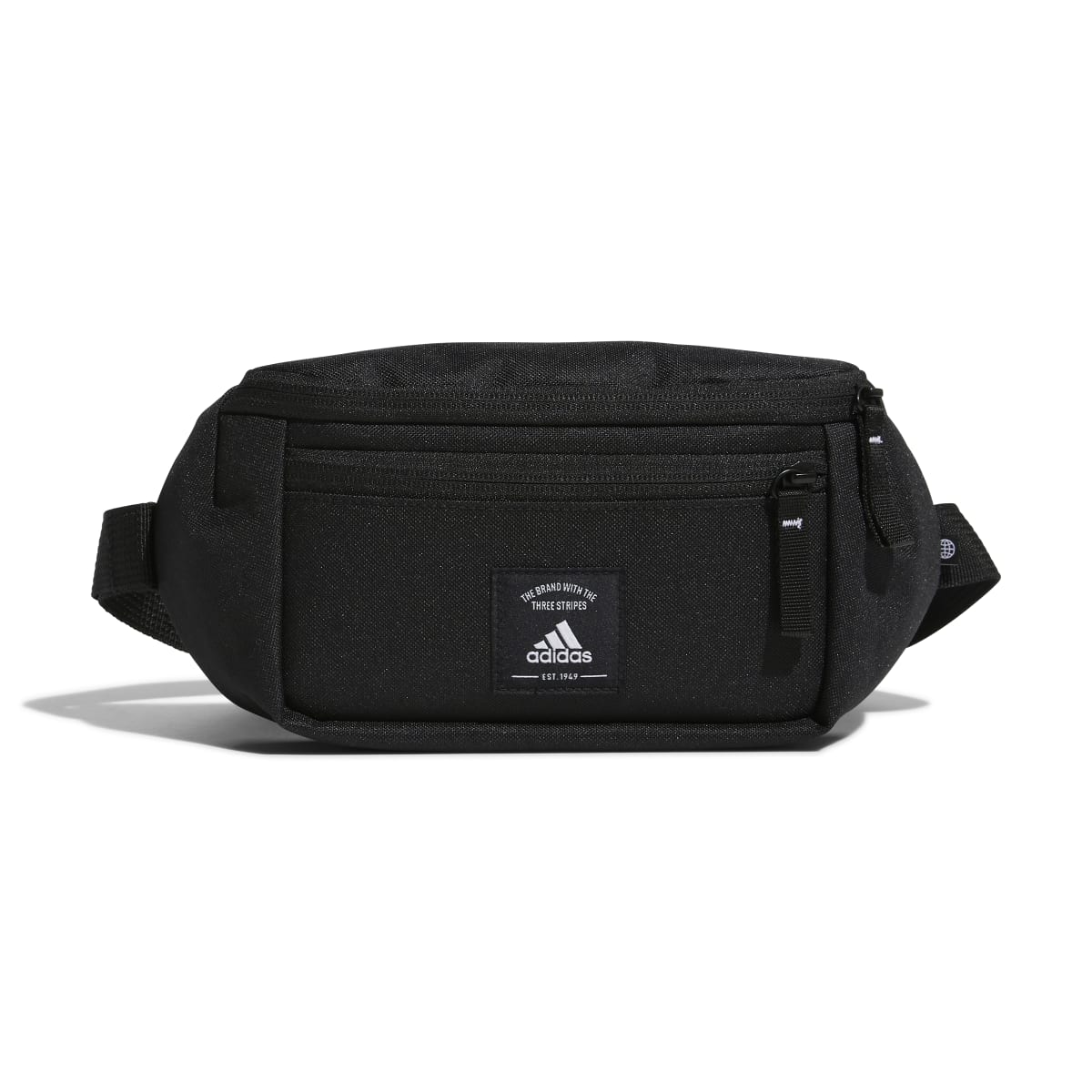 Marsupio nero da uomo logo bianco adidas