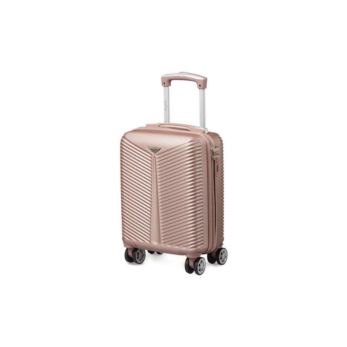Mini valigia sotto sedile per voli low cost rosa in ABS Romeo Gigli