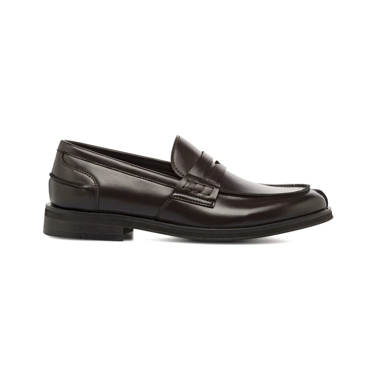 Mocassini eleganti marroni da Uomo con suola in gomma Pierre Cardin