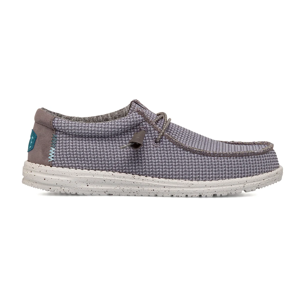 Mocassini leggeri in tessuto grigio da Uomo Heydude Wally Sport Mesh