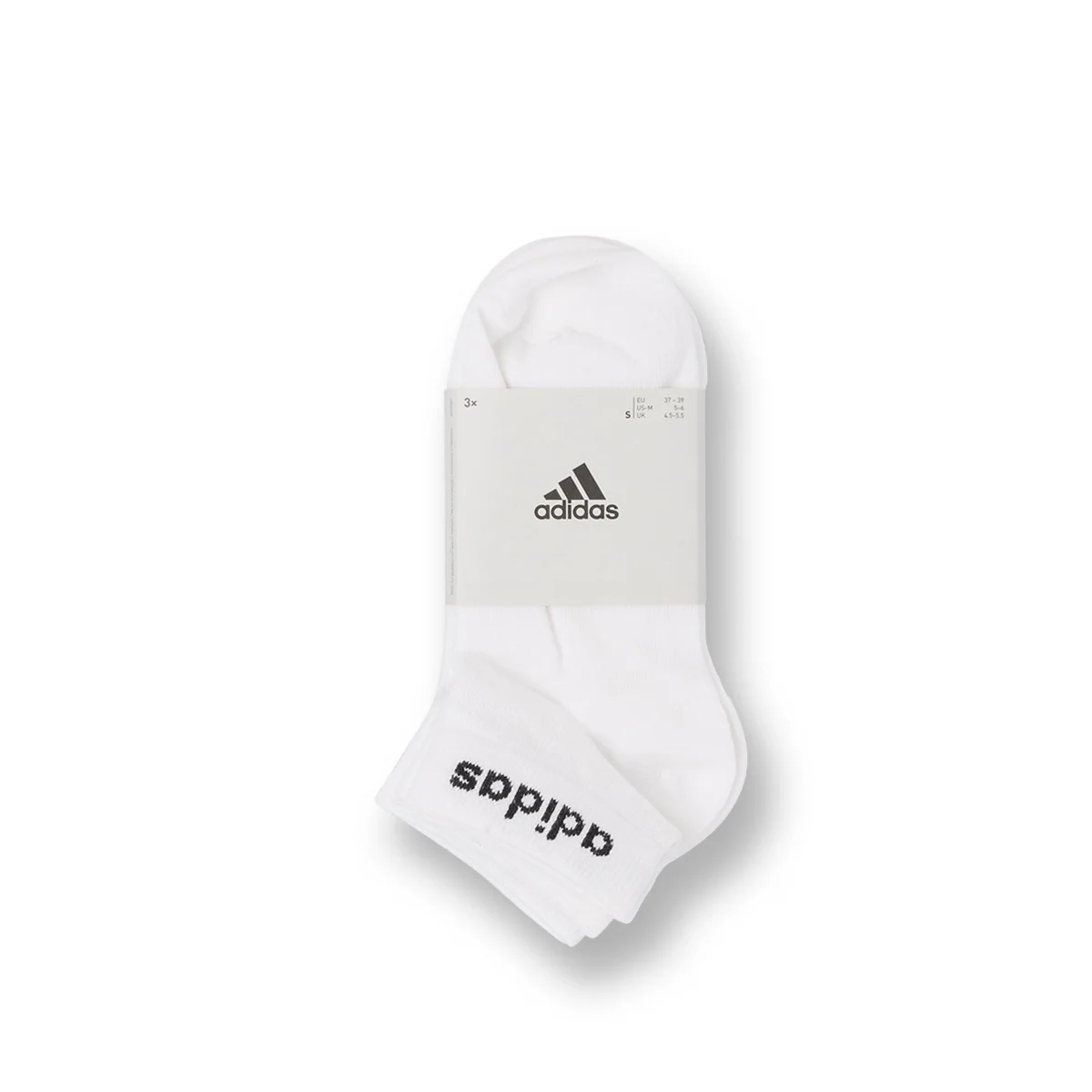 Pacco da 3 calzini bianchi adidas Thin Linear-Cut