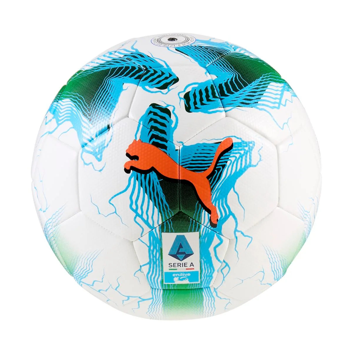 Pallone da calcio bianco misura 5 Serie A Puma Orbita