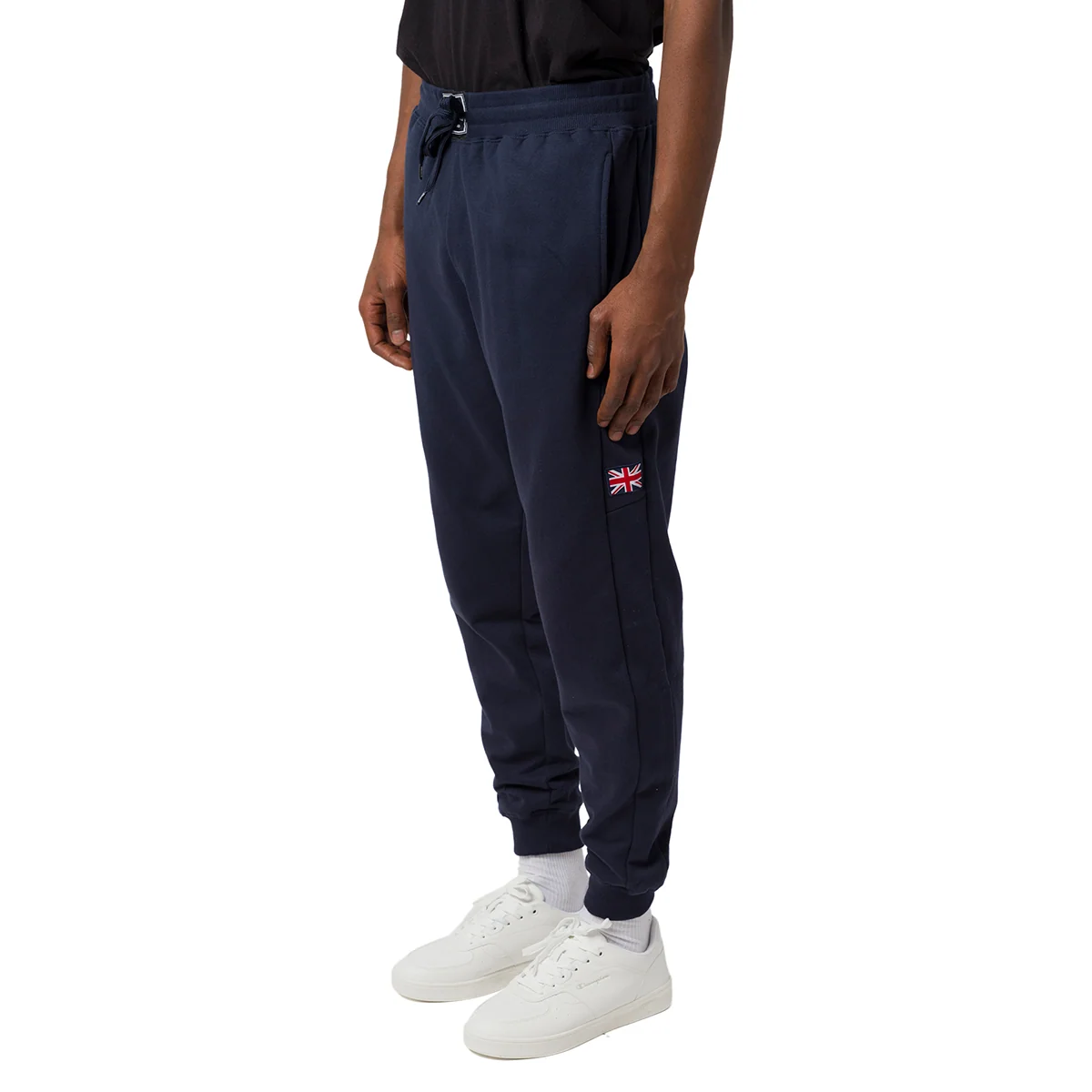 Pantalone da ginnastica da uomo blu con polsini e coulisse Canada Trail