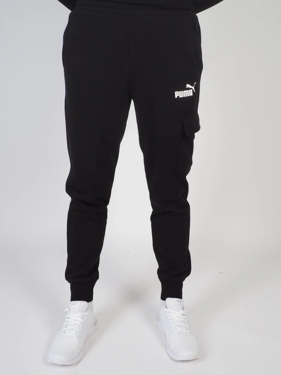 Pantaloni cargo da jogging neri da uomo Puma