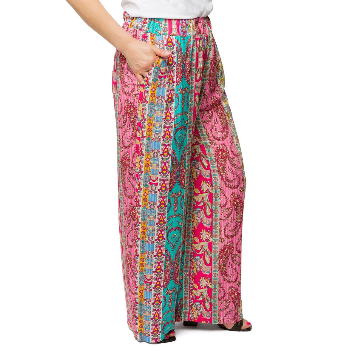 Pantaloni da donna con stampa cashmere Swish Jeans